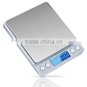 Stainless Steel Top Digital Pocket Kitchen Food Jewelry Weight Compact Scale With Tare Function thumbnail-2