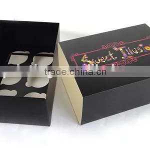 Folding Cupcake Box for Cake Sale / Folding Paper Cupcake Box / Handmade Folding Cupcake Box thumbnail-3