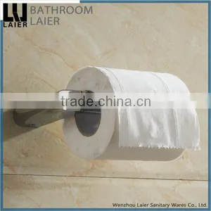 Promotional Chinese Wholesalers Zinc Alloy Chrome Finishing Bathroom Sanitary Items Wall Mounted Toilet Paper Holder thumbnail-1