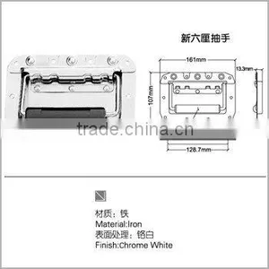 Cabinet Handle, Wood Box Handle, Furniture Hardware, the Handle for the Flight Case, Flight Case Handle thumbnail-1