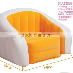 Inflatable Sofa Bed Outdoor or Indoor With Comfortable Armrest and Cup Holder With/without Pump thumbnail-2
