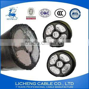4*240+1*120mm2- 5 Core Best Selling Chinese Cable Supplier Aluminum XLPE Insulated PVC Sheathed Power Cable -YJLV thumbnail-6