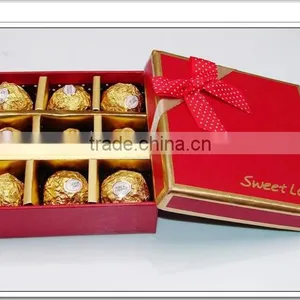 Fancy Handmade Paper Chocolate Gift Box for Selling thumbnail-1