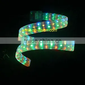 220V High Brightness Rgb Led Rope Light Flat thumbnail-1