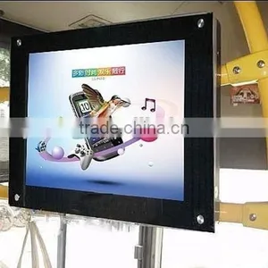 Hot 19 Inch Ceiling Mounted Bus Advertising Digital Signage for 1080p Video Display Support Wifi 3g for Bus Advertising thumbnail-5