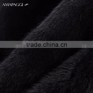 Wholesale Top Quality Black Slim Mink Womens Fur Coat From China thumbnail-5