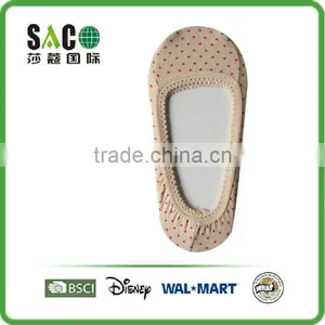 Lace Band Dots and Star Print Cotton Lady Footie thumbnail-1