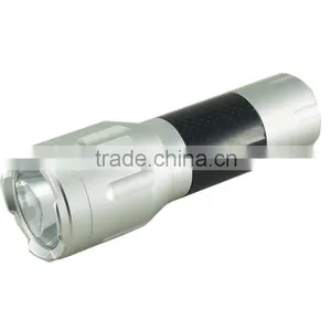 Aluminium Alloy Flashlight 3AAA Battert High Lumen With Convex Lens thumbnail-1