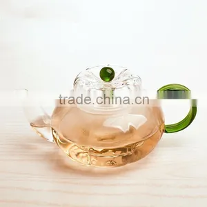 Wholesale 600ml Glass Teapot With Glass Lid High Borosilicate Glassware 6073 ML Glass thumbnail-5