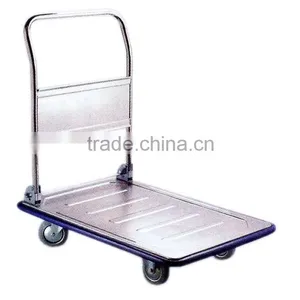 Supermarket Metal Wire Mesh Storage Roll Handling Trolley thumbnail-1