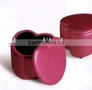 Functional Heart Storage Stool thumbnail-1