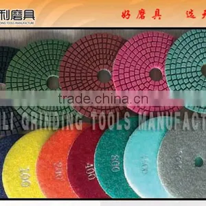100mm Diamond Flexible Polishing Pads Fot Granire Marble Concrete thumbnail-1