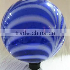 10" Hand Blown Glass Ball thumbnail-1