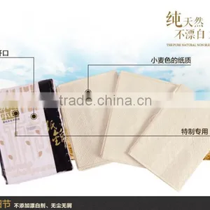 Unbleached Wheat Straw Facial Tissue Paper thumbnail-3