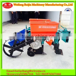 New Design Farm Machinery Fertilizer and Planting Corn Seeder Machine Used Two Wheel Diesel Engine Mini Walking Tractor thumbnail-1