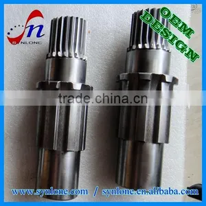 Customized CNC Machining Stainless Steel Multiple Spline Shaft thumbnail-2