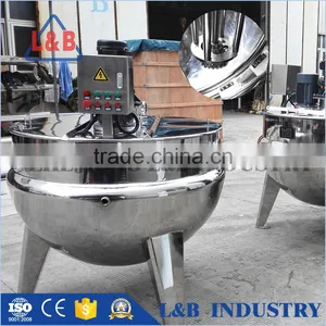 Hot Industrial Porridge Cuisine Cooking Machine With Mixer,High Quality Porridge Cooking Kettle,Porridge Cooking Pot thumbnail-1