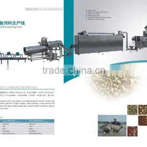 Dry Type Fish Feed Processing Machinery,floating Fish Food Pellet Making Machine thumbnail-3