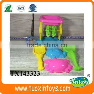 Plastic Sand Beach Water Wheel Play Set Game Toy 6pcs thumbnail-4