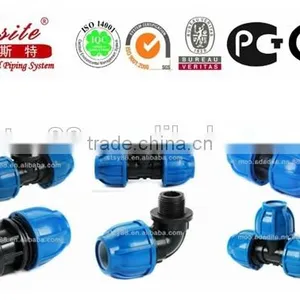 DN25 Elbow HDPE and PP Compression Fitting for Irrigation With Good Quality thumbnail-2