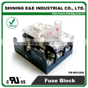 FB-M033SQ Equal To Bussmann 600V 30 Amp 3 Pole 10x38 Midget Fuse Box thumbnail-6