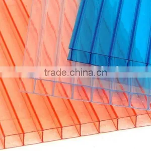 10 Years Guaranteed Twin-wall Polycarbonate Hollow Sheet thumbnail-1