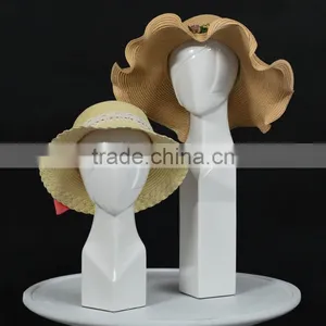 Fashion Long Neck Female Mannequin Head Display For Hat/wig thumbnail-1