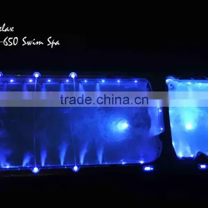 Acrylic Outdoor Spa Hot Tub Freestanding Swim Spa Pool CE Approved Large Swim Pool With Massage Function thumbnail-5