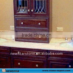 Travertine Vanity Tops With Undermount Ceramic Sink thumbnail-1