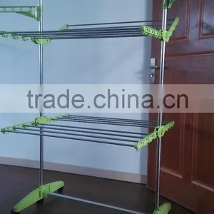 Heavy Duty Drying Rack System Compact Clothes Storage Organizer thumbnail-1