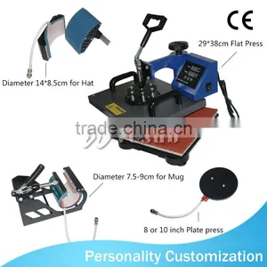Hot High Quality 5 in 1 Combo Heat Press Machine thumbnail-2