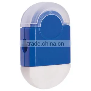 Plastic Kids Pencil Sharpener With Easer thumbnail-1