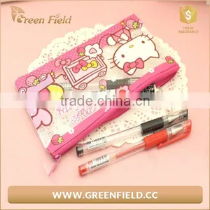 Promotion Hello Kitty Clear Pencil Pouch Kids Cartoon Zipper Pvc Pencil Bag thumbnail-3