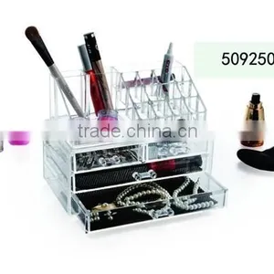 Clear Cosmetic / Make up Display Organizer Drawer thumbnail-2