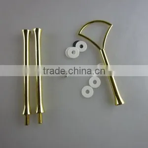 Metal Wedding Cake Stands Golden/silver Handles Fittings/Hardware thumbnail-1