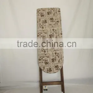 Brown Pine Frame Folding Wooden Ironing Board Made In Cao County Haixin thumbnail-1