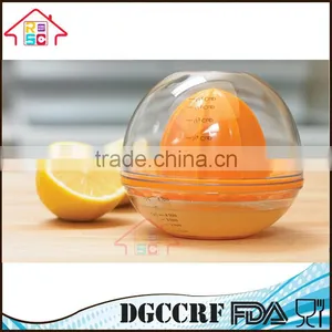 NBRSC Progressive Dome Lid Manual Citrus Juicer Lemon Juice Extractor Hand Plastic Lemon Squeezer thumbnail-2