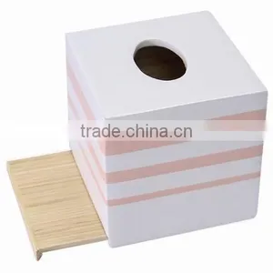 Bamboo Tissue Box, Napkin Holders, Bamboo Tissue Case Wholesale thumbnail-1