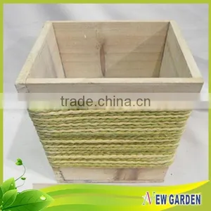Products You Can Import From China Eco-friendly Wood Memorial Flower Pots thumbnail-1