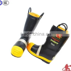 China Factory Manufacturer EN Approved Fire Fighter Boots thumbnail-4