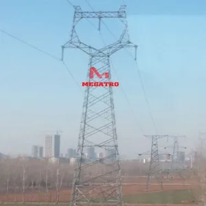MEGATRO 110kV Transmission Line 1C6 ZM3 Suspension Transmission Tower thumbnail-2