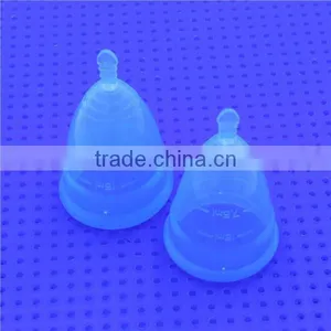 Cheap 100% Soft Medical Grade Silicone Menstrual Cups Reusable Lady Menstruation Cups thumbnail-3