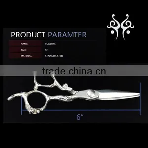 QJ-HS112 Razor Blade Hair Cutting Scissors Hairdressing Scissors Korea thumbnail-6