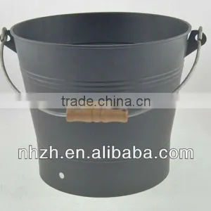 Kitchen Middle Matte Black Iron Bucket thumbnail-1