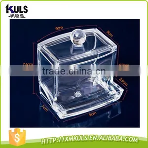 Cotton Swabs Storage Box Transparent PMMA Home Storage Box thumbnail-4
