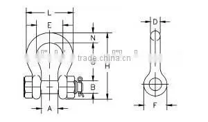 ATLI SKC-M4-G2130BX-1-1/2 HG US Type Chain Shackle thumbnail-2