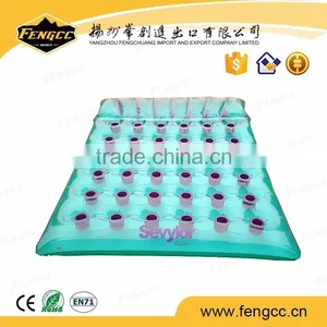 CE Certificate PVC Big Inflatable Beach Airbed Outdoor Pool Bed thumbnail-1