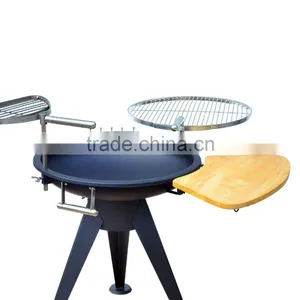 Top Rated Deluxe Outdoor Trolley BBQ Grill HOT BBQ thumbnail-4