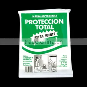 3.6M X 2.7M Hdpe Plastic Painter's Drop Cloth thumbnail-4