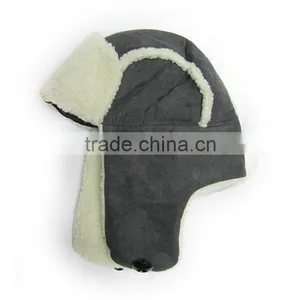 Good Quality Suede Fake Fur Winter Warm Earflap Trooper Hats Caps thumbnail-5